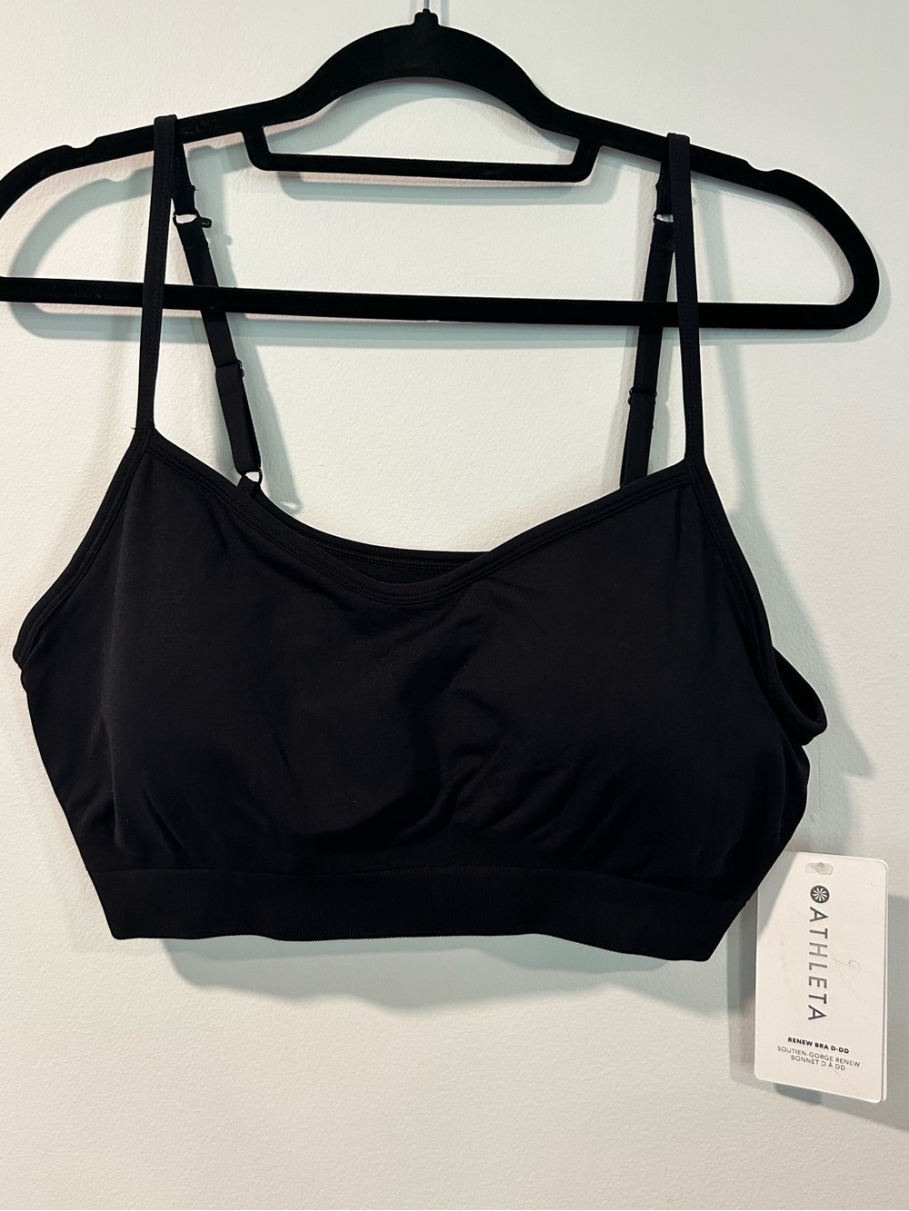 Athleta Renew Bra D-DD Black Size XL